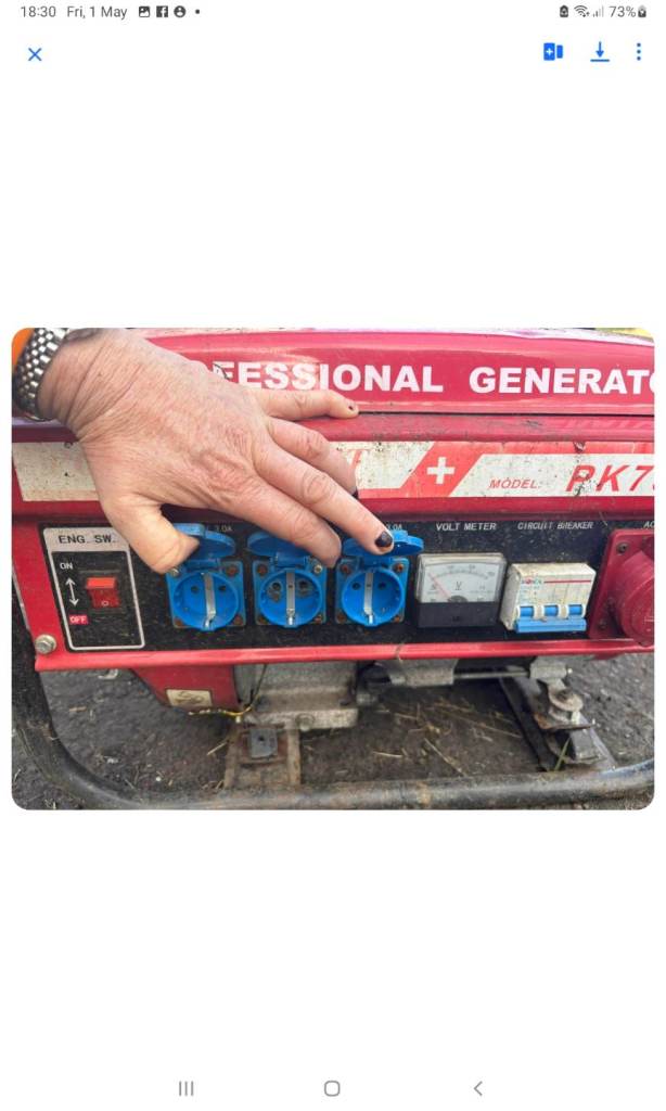 Pk7500w generator 
