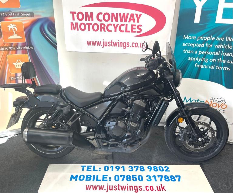 Honda CMX1100 REBEL MANUAL, 2021(71), 2 OWNER, 11,172 MILES, GREAT VALUE £5995