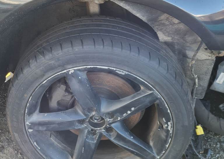 4x 18 inch black alloy wheels (audi,vw, seat, skoda fitments)