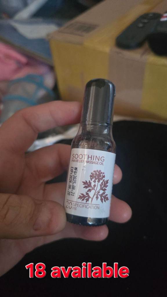 New Soothing Massage Oil - Small Bottle