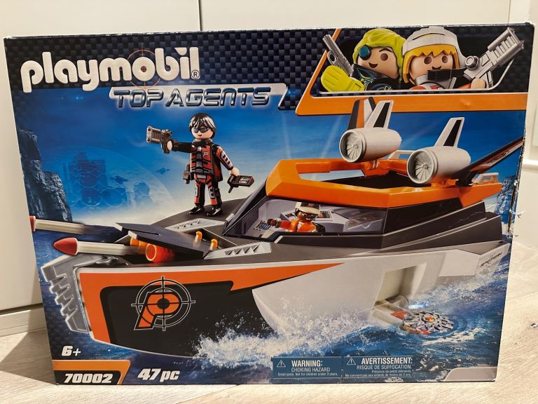Playmobil Top Agents 70002 Spy Team Turboship
