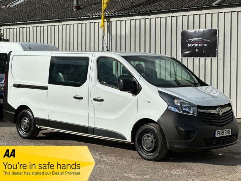 2019 Vauxhall Vivaro 1.6 CDTi 2900 Crew Van L2 H1 Euro 6 5dr (6 Seat) PANEL VAN Diesel Manual