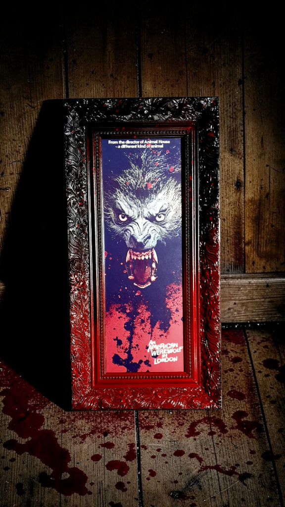 American werewolf in london custom framed art print