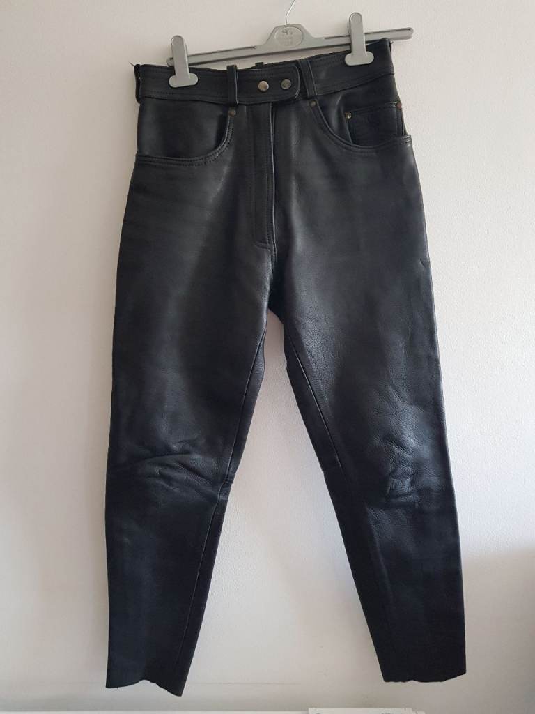 Motorcycle Leather Trousers – UK Size 12