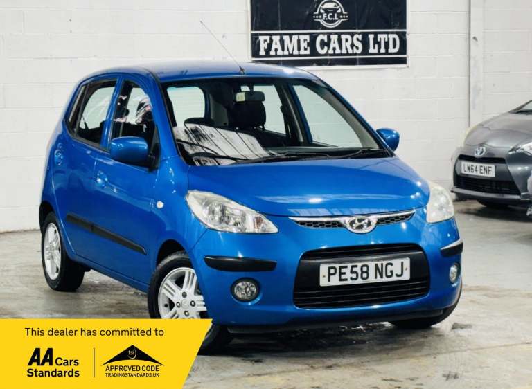 2008 Hyundai i10 1.2 Comfort 5dr Auto HATCHBACK PETROL Automatic