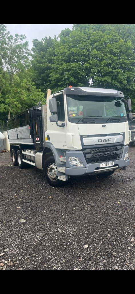 DAF tipper hot box lorry 
