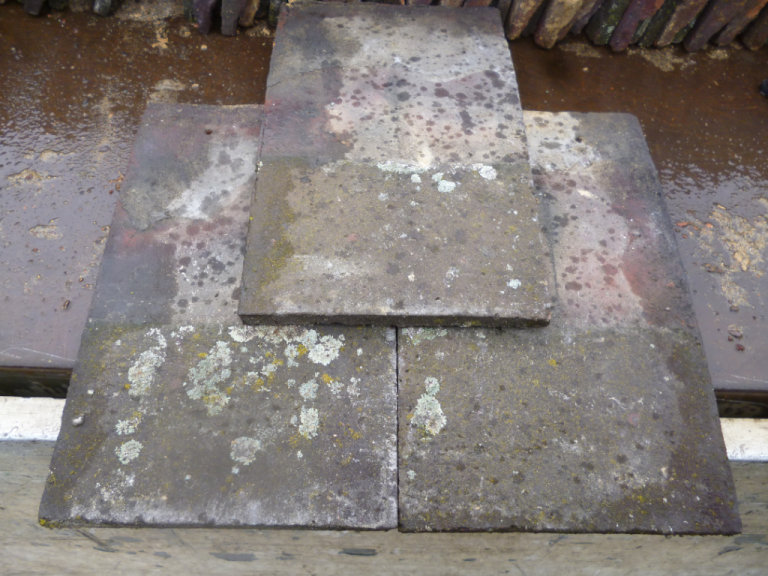 Reclaimed roof tiles Simuler to Staffordshire Blue tiles Sandfaced Machine made 