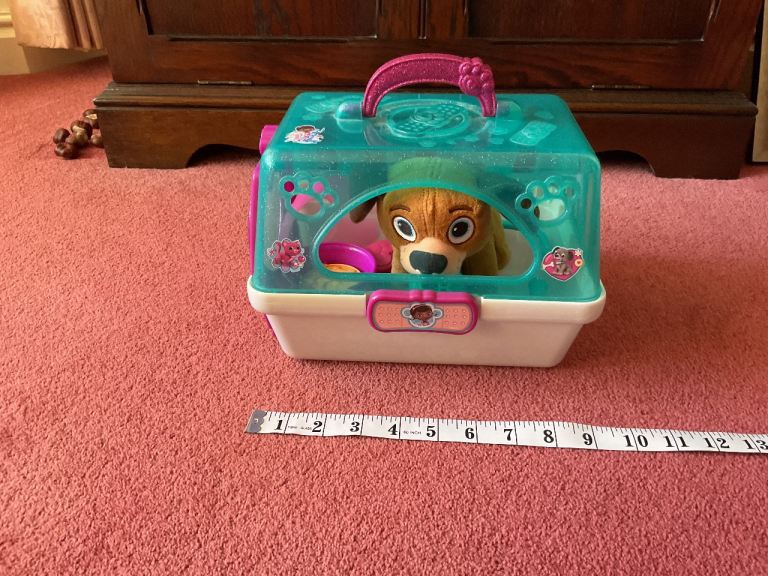 Disney doc McStuffings the Healing Hut Puppy with Carrier