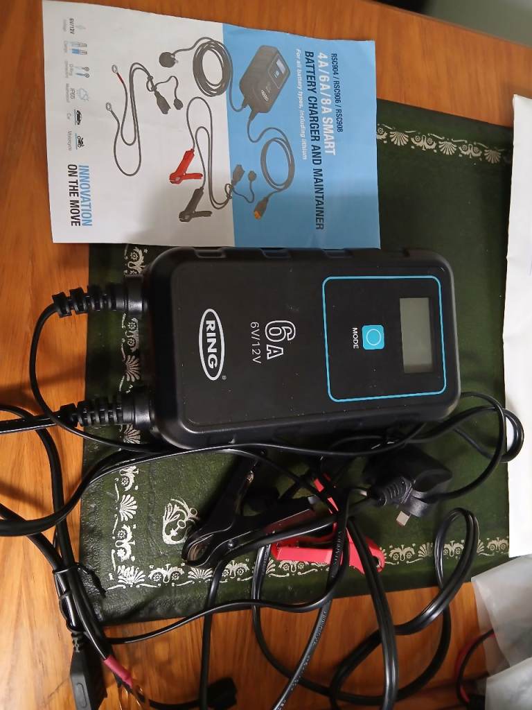 4, 6 & 8 amp battery charger and maintainer.