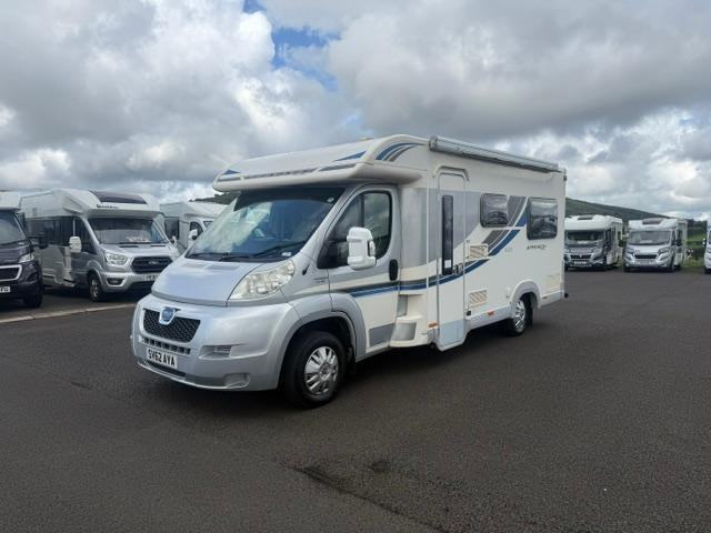 2012 BAILEY APPROACH 625 2 BERTH END LOUNGE MOTORHOME WITH ONLY 54K MILES 