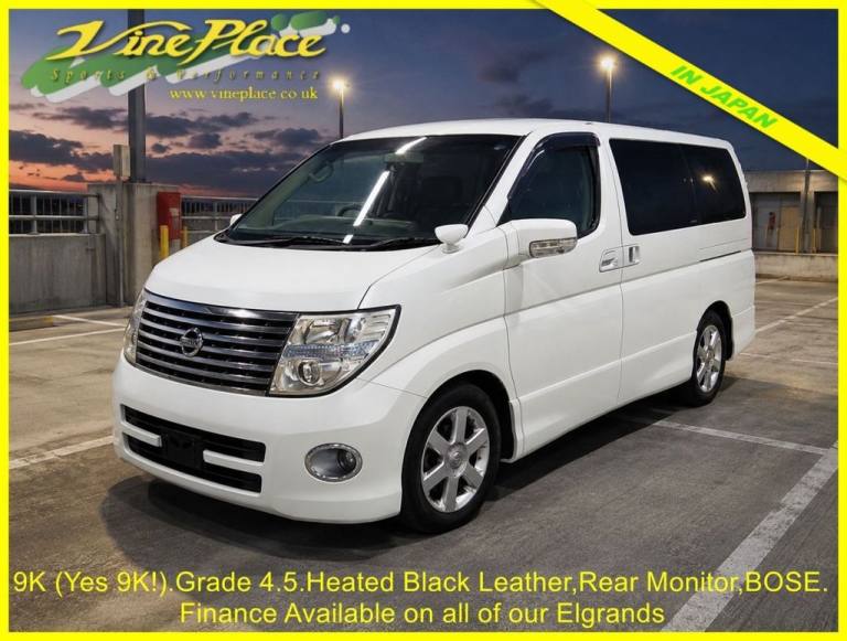 2007 Nissan Elgrand 3.5 Highway Star Black Leather Edition, Auto, 8 Seats, 9k Miles MPV Petrol Au...