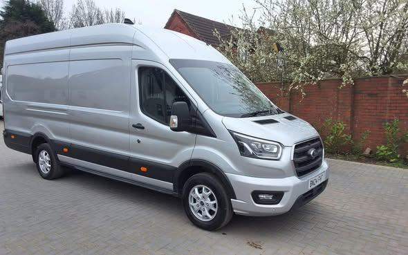 2024 Ford Transit 2.0 350 EcoBlue Limited RWD L4 H3 Euro 6 Silver 57k