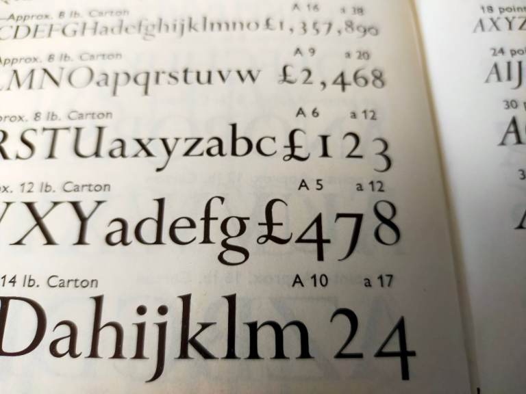Adana ~ Letterpress ~ Printing  #  36pt PERPETUA PRINTERS TYPE FONT ~ L@@K