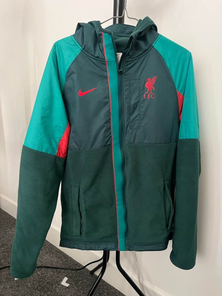 Nike Liverpool Winter Coat Mens - LFC Football Jacket Teal (Size S)