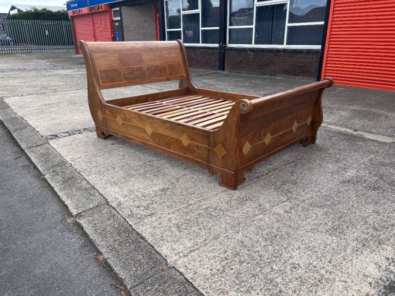 Barker and Stonehouse Flagstone King size sleigh bed ! Excellent condition!