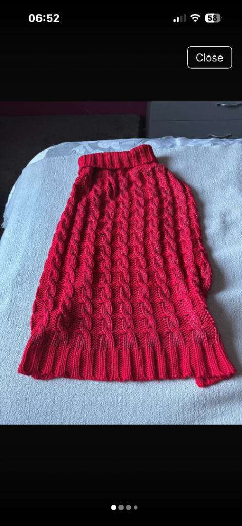 Nite-glo refective jumper size L