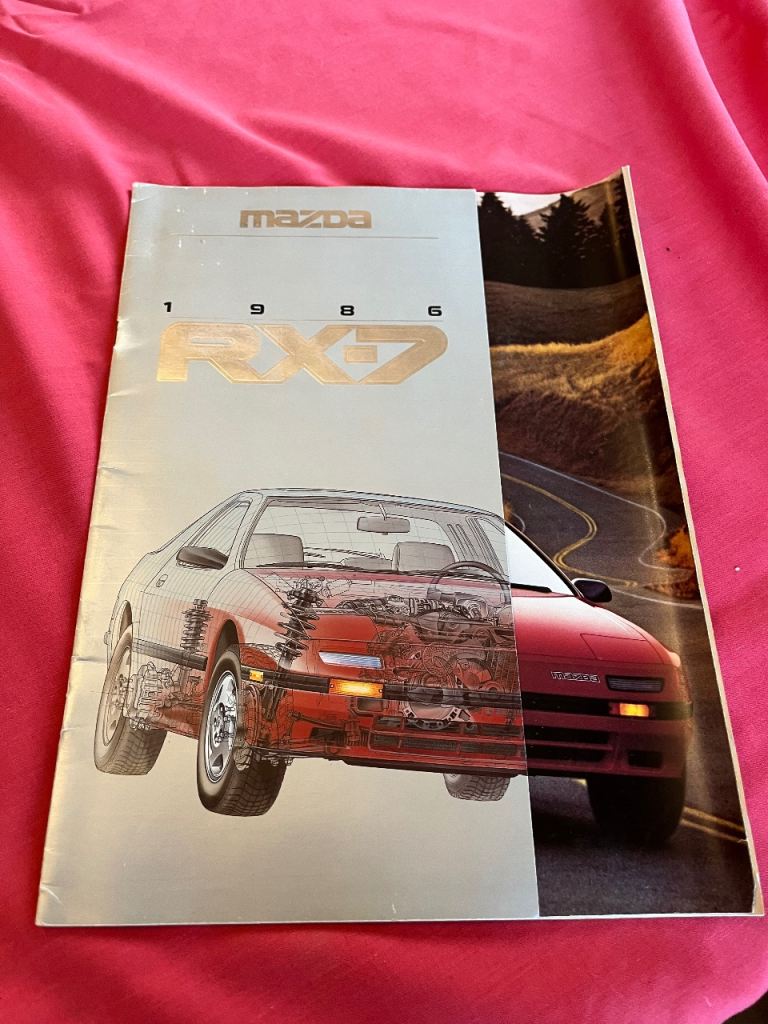 Vintage 1996 Mazda RX-7 Car Brochure – Great Condition