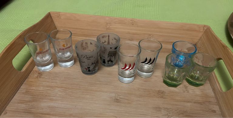 Shots shot glasses drinks tableware serve kitchen home glass