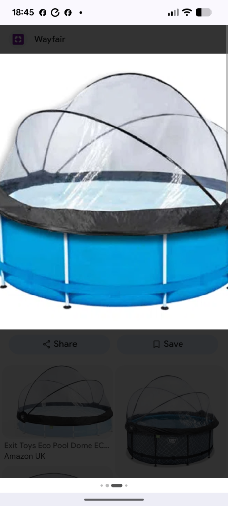 Outdoor swimming pool set