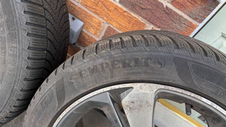 4 x Peugeot 308 Alloy Wheels 225/45/R17 with Semperit Speed-Grip 5 Tyres  