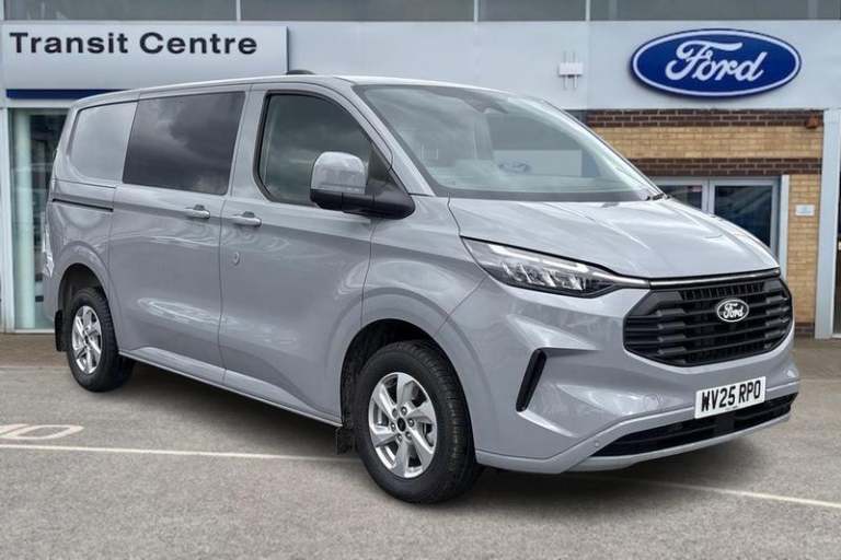 2025 Ford Transit Custom 2.0 EcoBlue 136ps H1 Double Cab Van Limited Auto PANEL VAN DIESEL Automatic