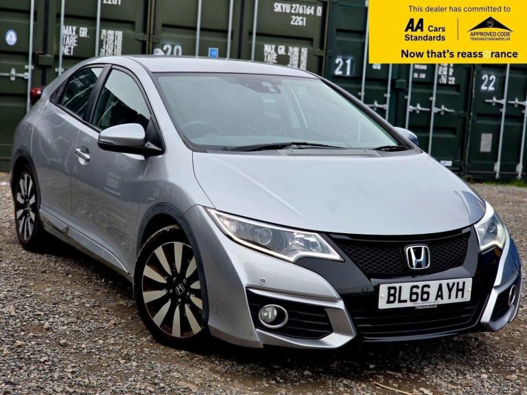 2016 Honda Civic 1.8 i-VTEC SE Plus (Navi) Hatchback 5dr Petrol Auto Euro 6 (142 ps) Hatchback Pe...