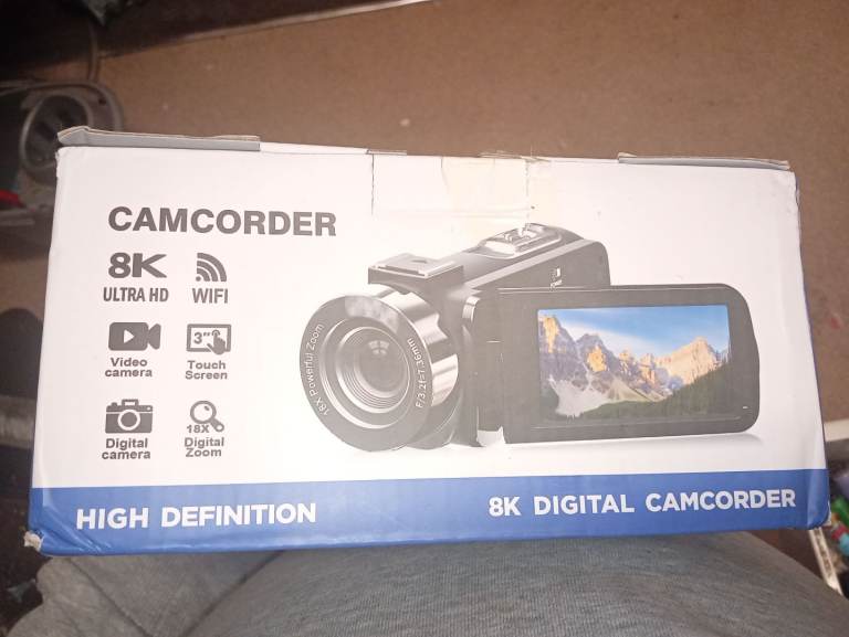8k digital camecoder 