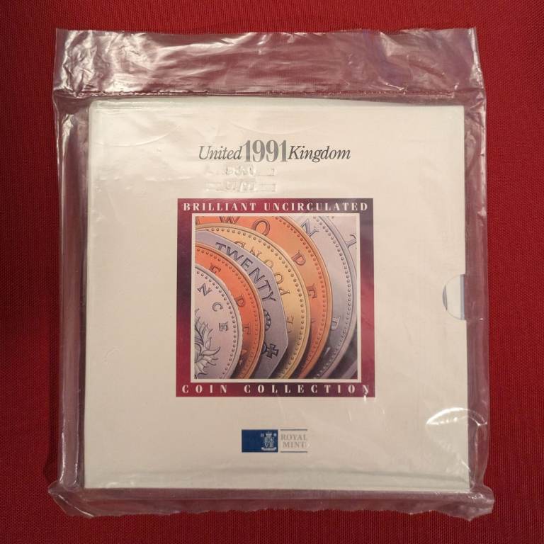 1991 Royal Mint FACTORY SEALED coin year set