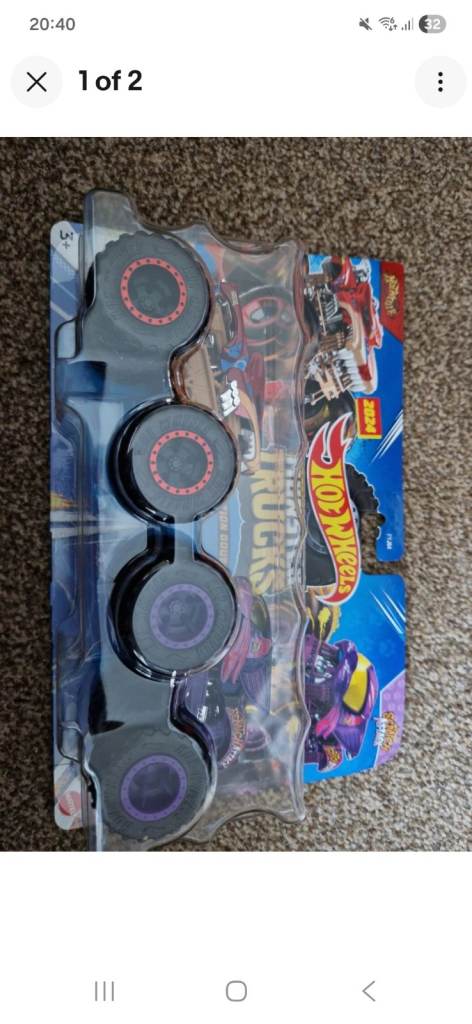 New Hot Wheels Monster Trucks 4-Pack