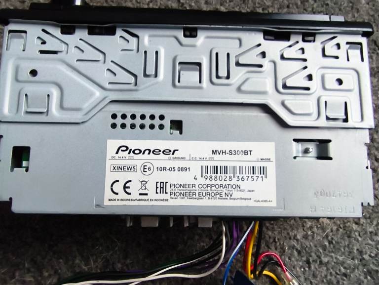 image for Pioneer MVH-S300BT Single-DIN In-Dash Digital Media Receiver with Bluetooth