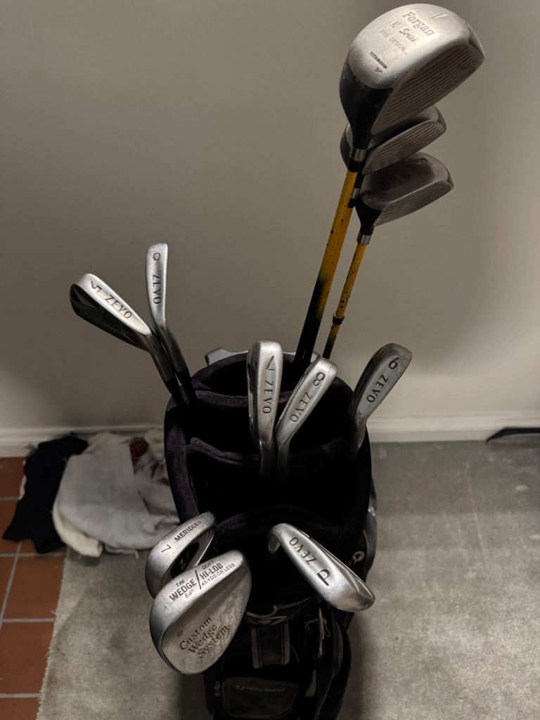 Golf Clubs & Bag
