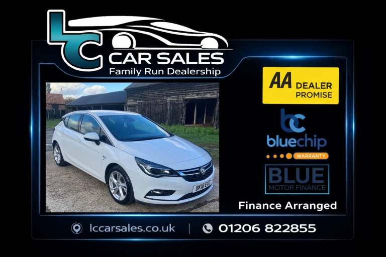 2018 Vauxhall Astra 1.4 i Turbo SRi Hatchback Petrol Manual