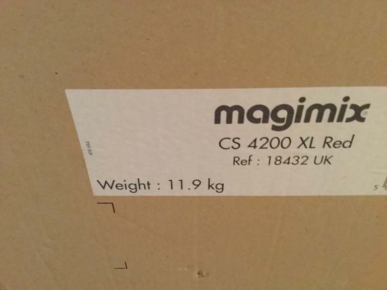 Red Magimix food processor NEW 