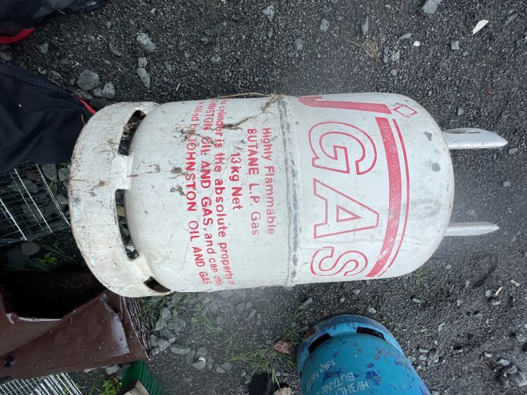 Johnston Oil and Gas 13kg Butane Gas Bottle