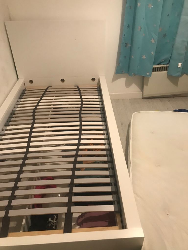 Single Bed Frame with Storage Drawers 