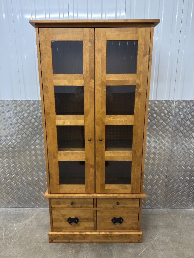 Laura Ashley Garrat display cabinet bookcase dresser  Honey finish 
