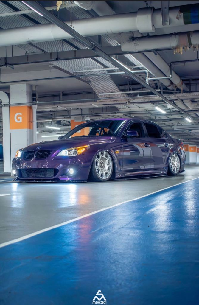 Bagged Bmw E60 535D M Sport LCI 2007 5 series 