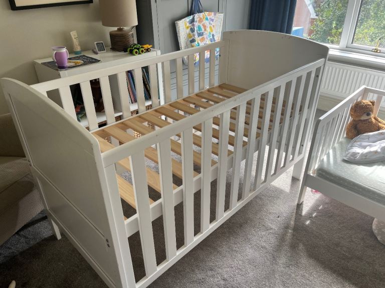 FREE John Lewis Wilton cot bed white