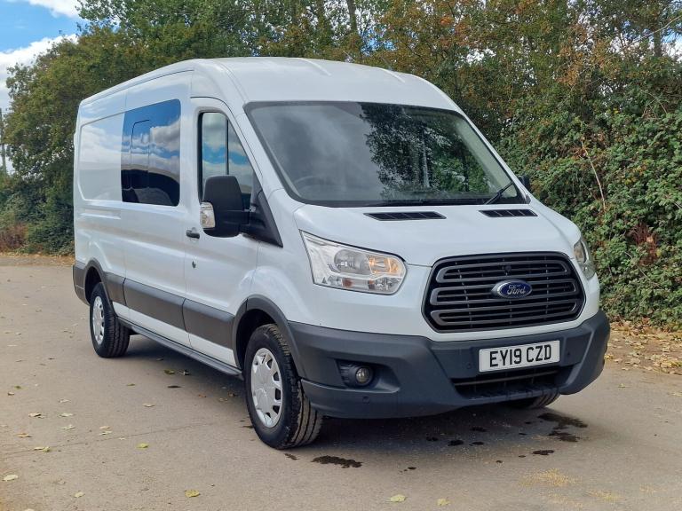 2019 Ford Transit 350 MWB 6 Seat Crew Cab  Drives Perfect  7m MOT  ULEZ