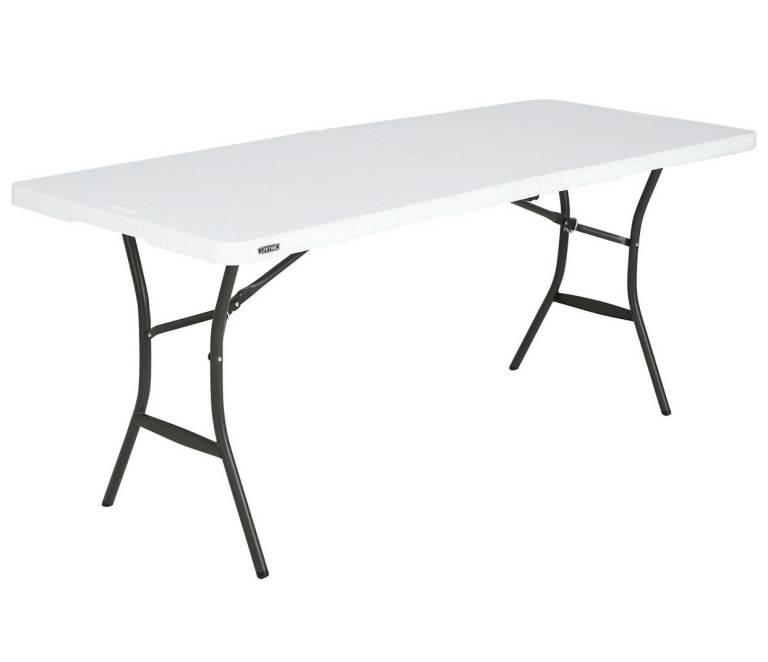 Lifetime 6ft Folding Plastic Camping Table