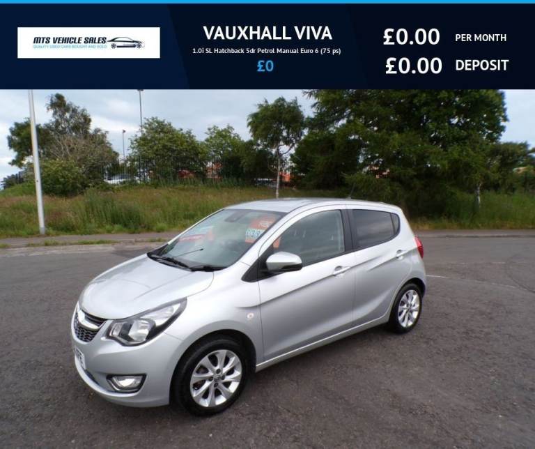 VAUXHALL VIVA 1.0i SL 2016,Bluetooth,Cruise,Air Con,Parking Sensors,62mpg,£20 Tax,Ulez Compliant