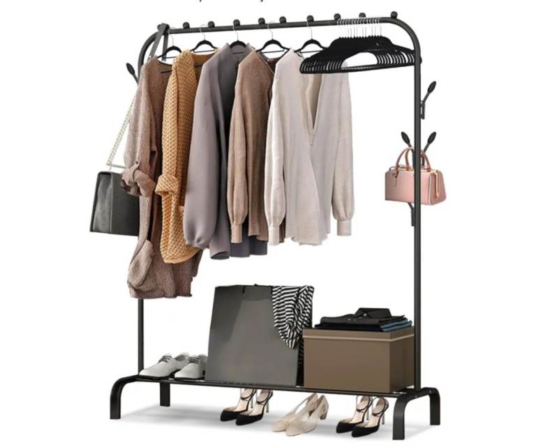 Freestanding clothes rail