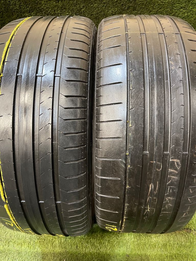 X2 255/35/21 98Y XL PIRELLI P ZERO AO PNCS 4.5MM TREAD PART WORN TYRE DOT 19/23