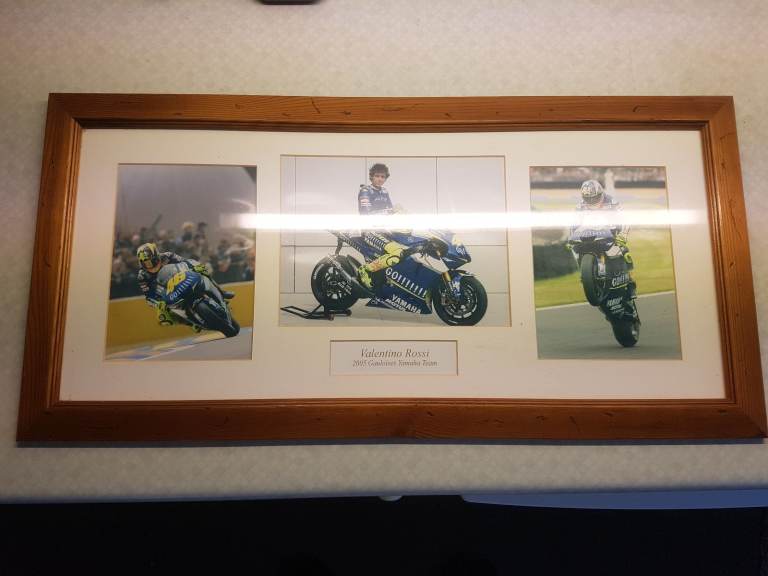 Valentino Rossi framed pictures 