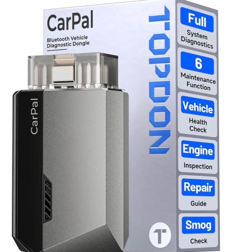 TOPDON CarPal A Obd2 Scanner Bluetooth, Full System Car Diagnostic Tool works on thousands of models