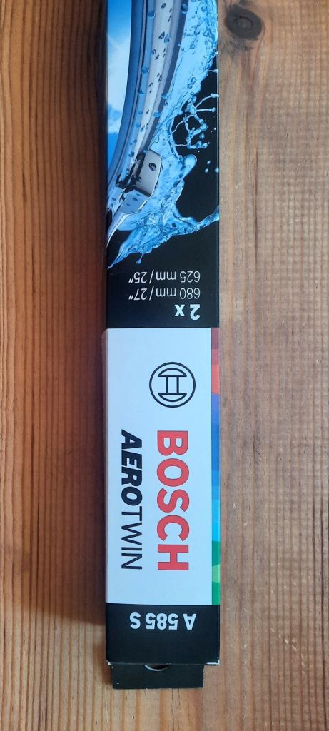Bosch Aerotwin Flat Wiper Blade Set A585S