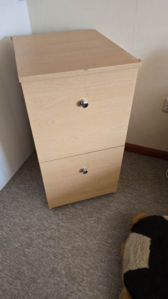 2 drawer small home filing cabinet