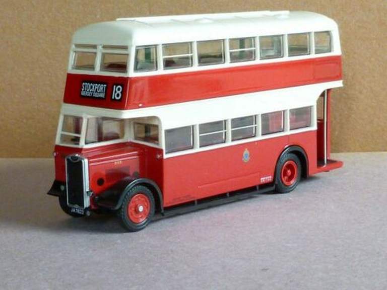 SCALE MODEL BUS Stockport Corporation WARTIME Guy Arab