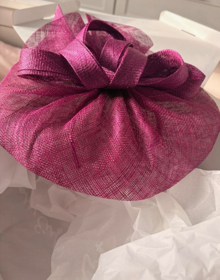 Phase Eight Fascinator - Purple Formal Headpiece