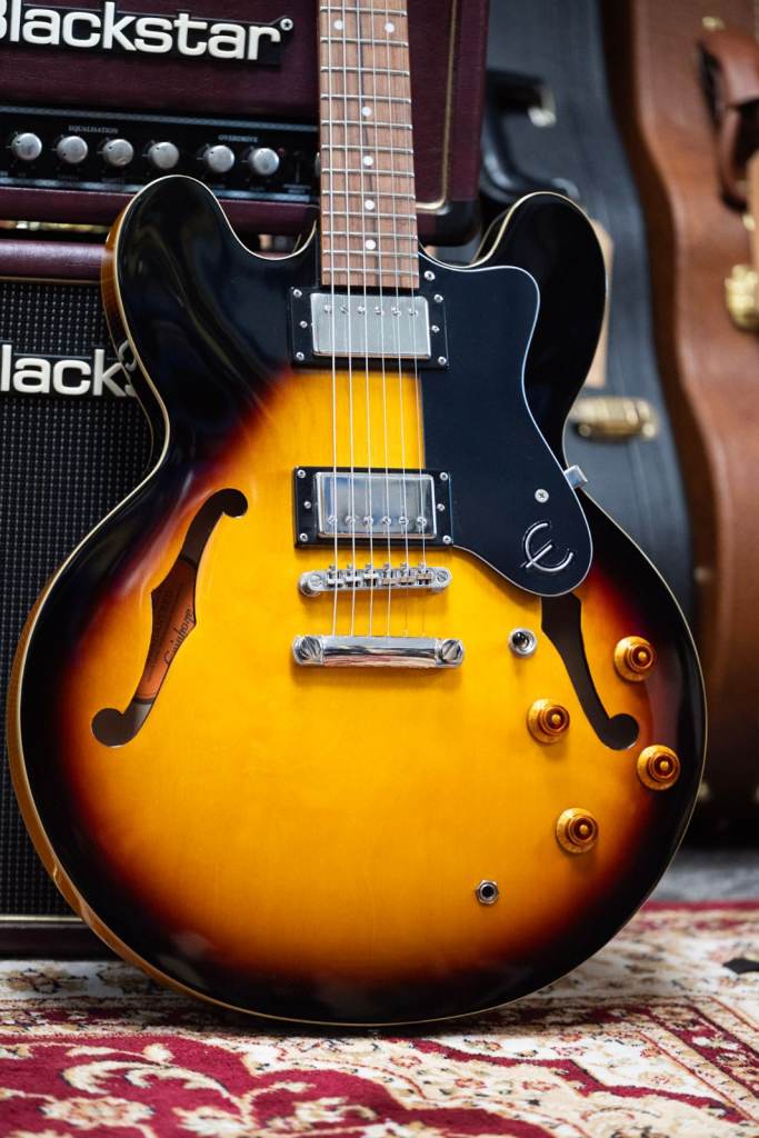 2019 Epiphone ES 335 finished in Vintage Sunburst